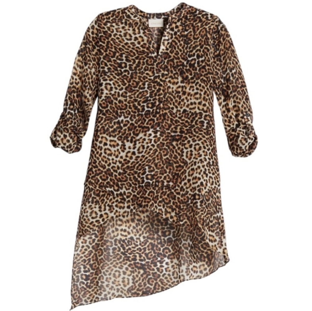 Chicos Lavishly Chic Leopard Tula Top